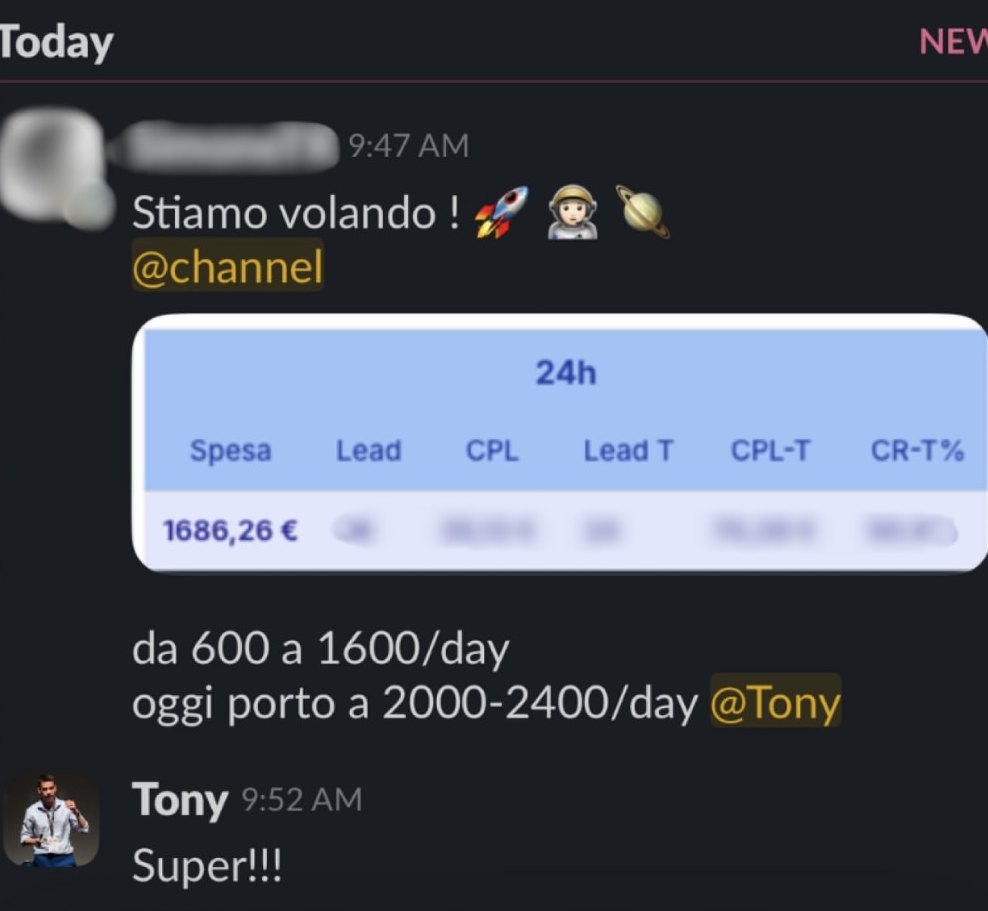“Stiamo volando! Da 600 a 1600 al giorno, oggi porto a 2000-2400.”